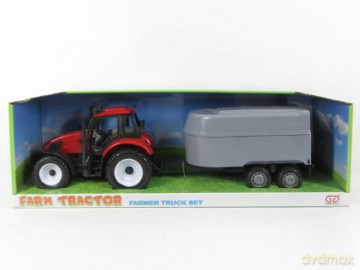 Traktor z przyczepą 38cm