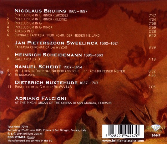 Bruhns: Complete Organ Music [CD]