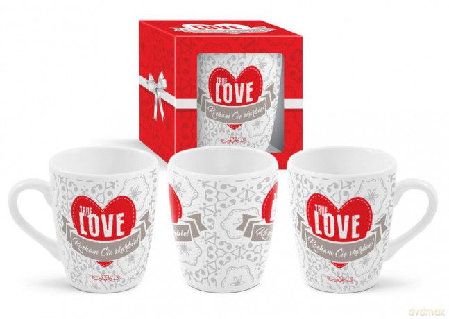 Walentynki kubek Baryłka 300ml - Kocham cię skarbie, true love