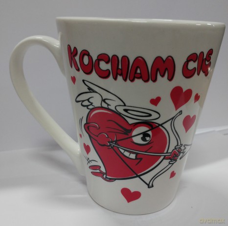 Walentynki kubek NBC skos 300ml - Kocham Cię