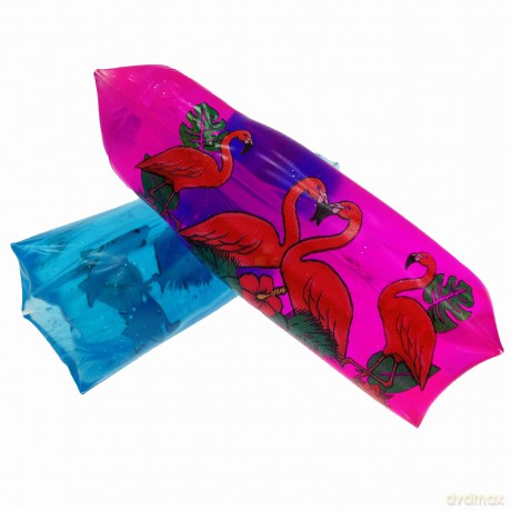 Wąż wodny z flamingami i brokatem 11cm
