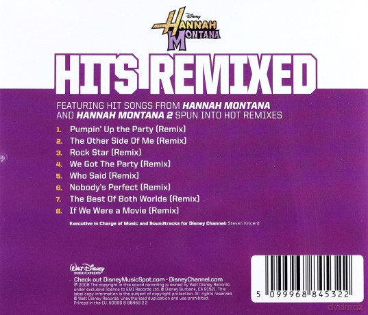 Hannah Montana Hits Remixed soundtrack [CD]