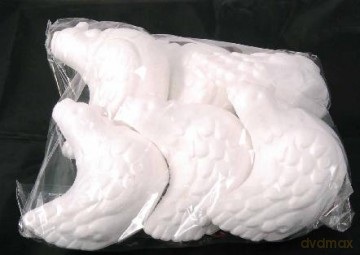 Wielka kura styropianowa 14cm.1 BK-914 op.6szt.