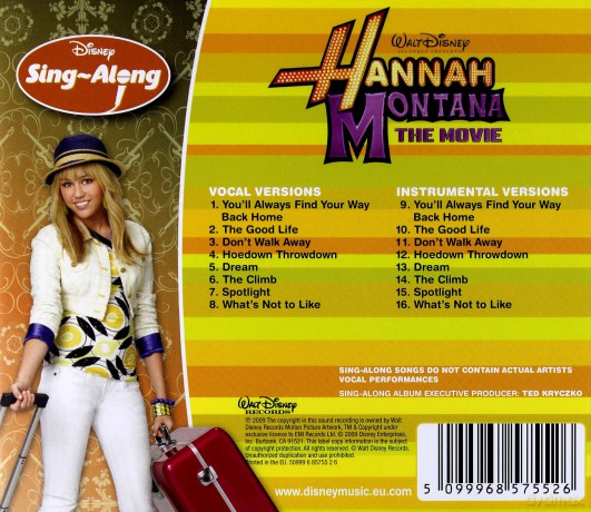 Hannah Montana The Movie (Karaoke) soundtrack [CD]