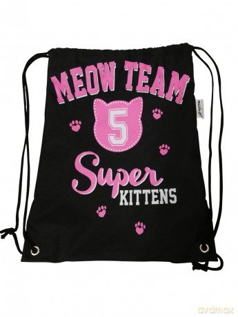 Worek Pink cat WR 1012