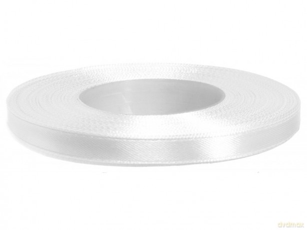 Wstazka AX06-01 6mm/32m satynowa biała