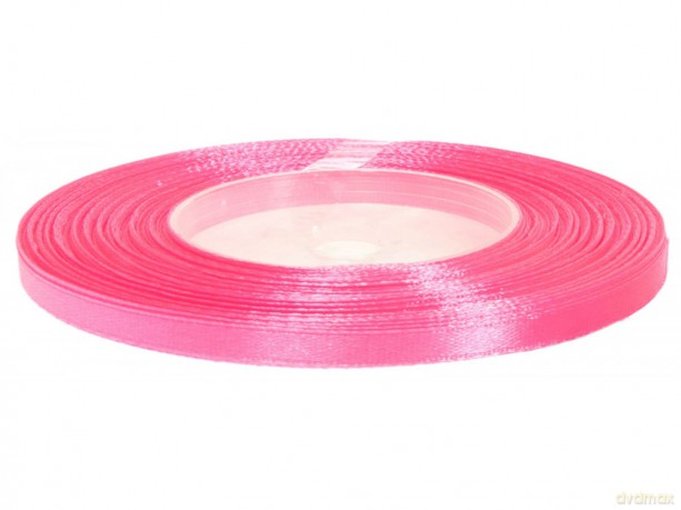 Wstazka AX06-06 6mm/32m satynowa różowa
