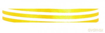 Wstążka materiałowa w linie jajko 12mm/22mb
