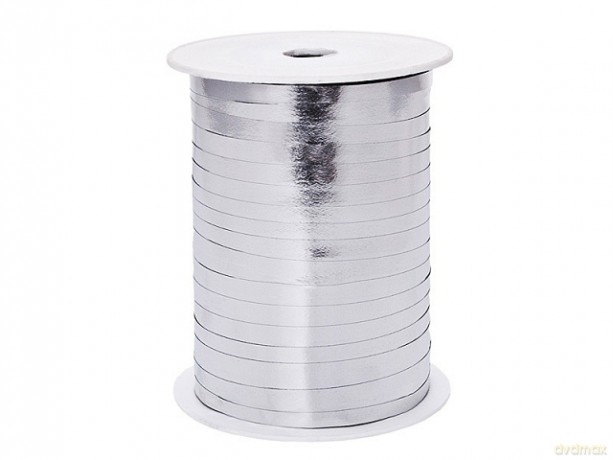 Wstążka metalizowana srebrna 5mmx225m