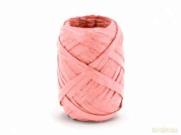 Wstążka rafia brzoskwinia 5mm/10m