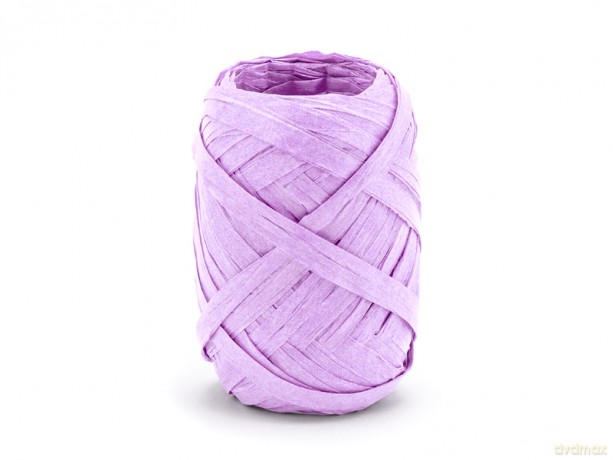 Wstążka rafia liliowa 5mm/10m