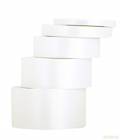 Wstążka satynowa 12mm/32mb śmietankowa
