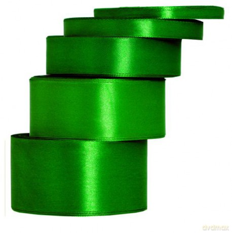 Wstążka satynowa 12mm/32mb trawa wiosenna