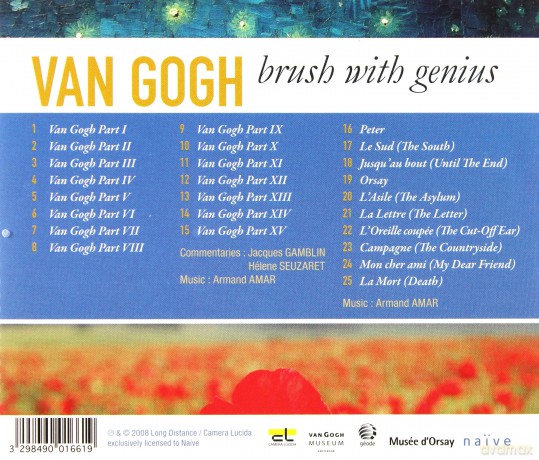 Van Gogh - Brush With Genius soundtrack [CD]