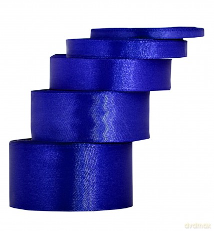 Wstążka satynowa 38mm/32mb chabrowa