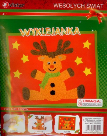 Wyklejanka Boże Narodzenie FOAM SPRINKLE