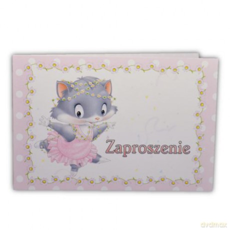 Zaproszenia dzieciece/młodzieżowe op.10szt