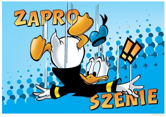 Zaproszenie Disney - Kaczor Donald op.5szt