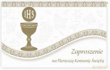 Zaproszenie ZSE Komunia Sw. MIX