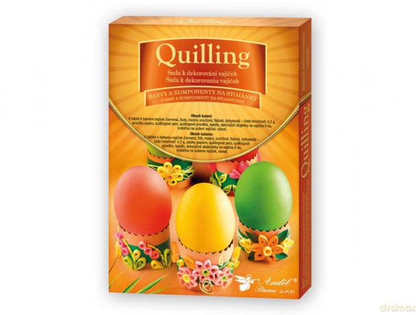 Zestaw do ozdabiania jajek - quiling