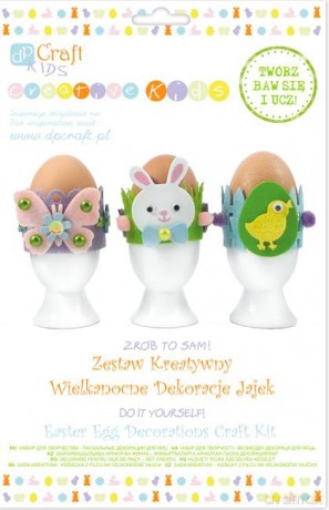 Zestaw kreatywny - wielkanocne dekoracje jajek (KSFI-205)