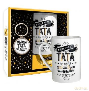 Zestaw kubek + brelok la viva gold - tata
