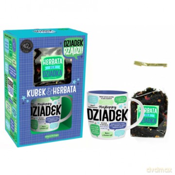 Zestaw kubek i herbata Dziadek rządzi