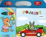 Zestaw małego podróżnika. Pojazdy z naklejkami i kredkami [KSIĄŻKA]