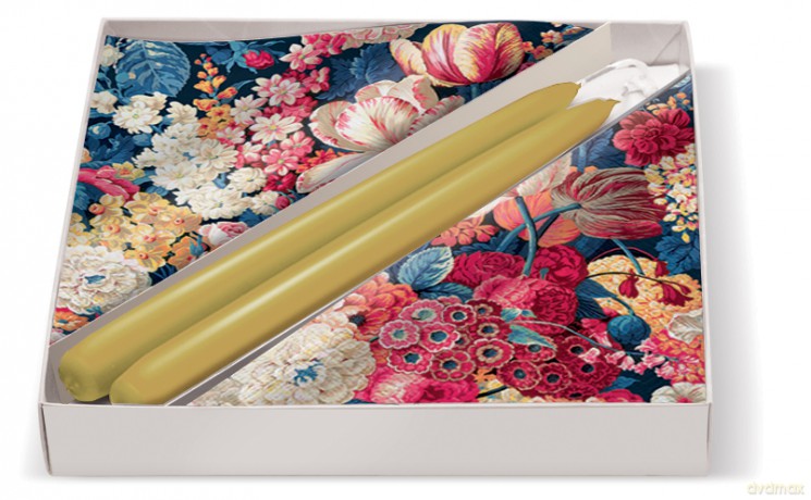 Zestaw serwetki + świece Flower Splendor SSC055600