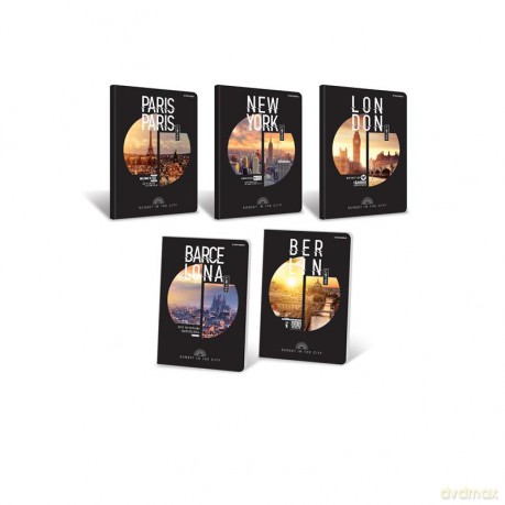 Zeszyt A4 60 kartek kratka Top SUNSET