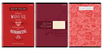 Zeszyt A4 60 kartek linia pojedyncza 60g Język polski Megamix