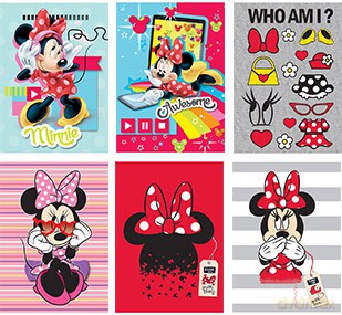 Zeszyt A4 kratka 42 kartki papier HQ Minnie