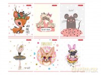 Zeszyt A5 16 kartek kratka Cute 10szt/opak
