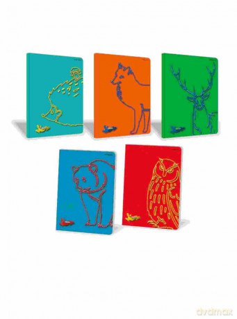 Zeszyt A5 32 kartki kratka TOP FAUNA 10szt/opak