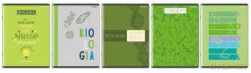 Zeszyt A5 60 kartek kratka M-Mix Biolog 10szt/opak