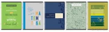 Zeszyt A5 60 kartek kratka M-Mix Matematyka 10szt/opak