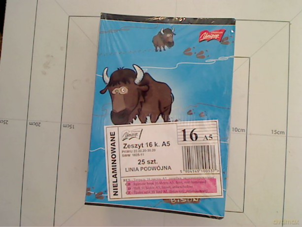 Zeszyt A5/16k linia nielaminat Unipap