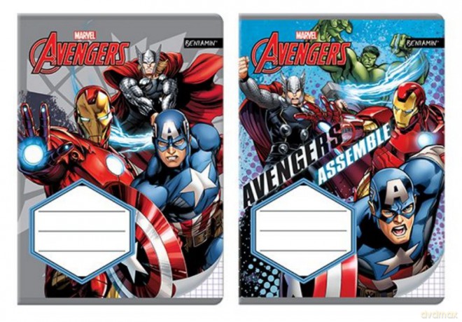 Zeszyt A516k w kratkę Avengers