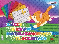 Zeszyt papierów metalizowanych wytłaczane B5