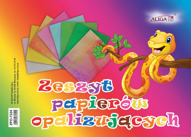 Zeszyt papierów opalizujących B5 ZPO-7224