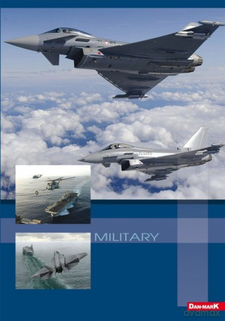 Zeszyty Dan-Mark Military LAMINOWANY A5 kratka 60 (5905184038472)