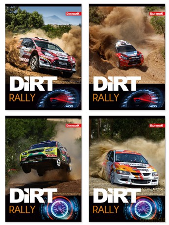 Zeszyty Dan-Mark World Rally LAMINOWANY A5 kratka 60 (1092)