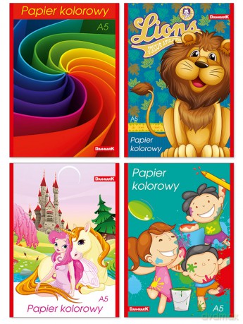 Zeszyty papierów kolorowych Dan-Mark