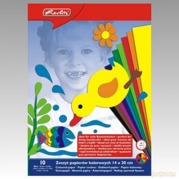 Zeszyty papierów kolorowych Herlitz A5/10k. (9560939)