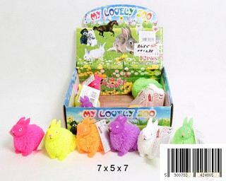 Zwierzątko gumowe 2455B KRÓLIK [FIGURKA]