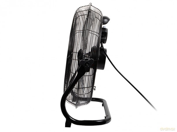 44-027# Wentylator podłogowy 18/45cm 200w cyrkulator czarny