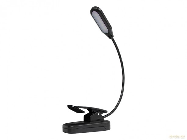 44-162# Lampka biurkowa led lb-18 z klipsem czarna