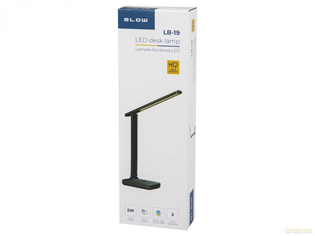 44-163# Lampka biurkowa led lb-19 czarna