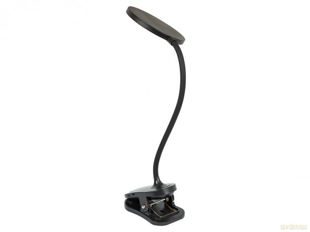 44-165# Lampka biurkowa led lb-20 z klipsem czarna