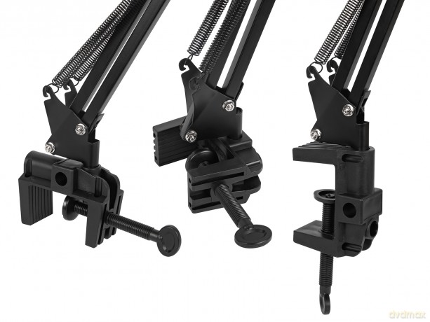 44-166# Lampka biurkowa led lb-21 czarna podwójna